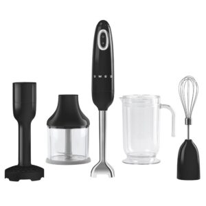 Smeg Siyah 50's Style El Blender Seti