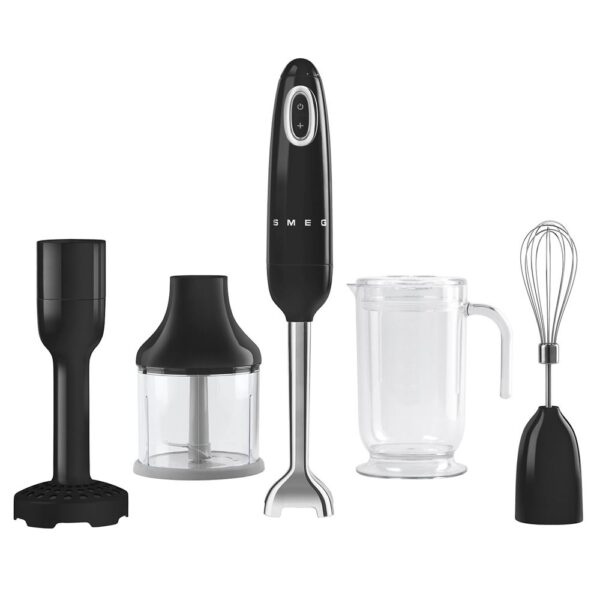 Smeg Siyah 50's Style El Blender Seti