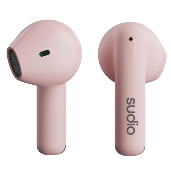 Sudio A1 Candy Pink IPX4 Suya Dayanıklı 30 Saat Kullanım TWS Bluetooth Kulak İçi Kulaklık - Görsel 2