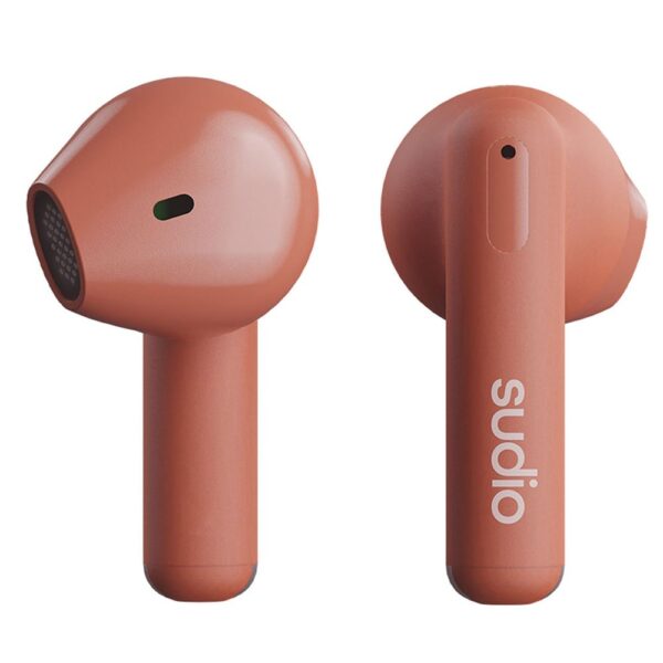 Sudio A1 Sienna Red IPX4 Suya Dayanıklı 30 Saat Kullanım TWS Bluetooth Kulak İçi Kulaklık - Görsel 2
