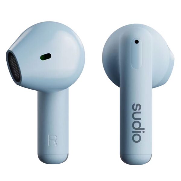 Sudio A1 Sky Blue IPX4 Suya Dayanıklı 30 Saat Kullanım TWS Bluetooth Kulak İçi Kulaklık - Görsel 2