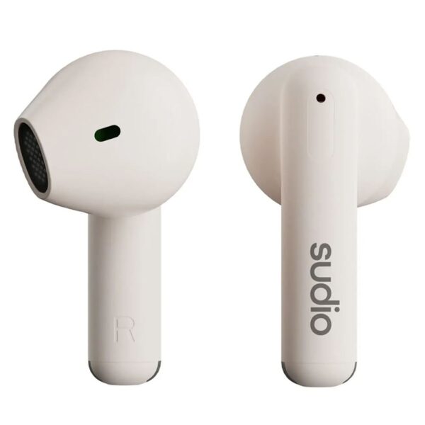 Sudio A1 Snow White IPX4 Suya Dayanıklı 30 Saat Kullanım TWS Bluetooth Kulak İçi Kulaklık - Görsel 2