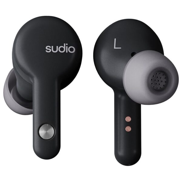 Sudio A2 Siyah IPX4 Suya Dayanıklı 30 Saat Kullanım ANC Gürültü Engelleme Özellikli Bluetooth Kulak İçi Kulaklık - Görsel 3