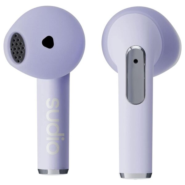 Sudio N2 Mor IPX4 Suya Dayanıklı 30 Saat Kullanım TWS Bluetooth Kulak İçi Kulaklık