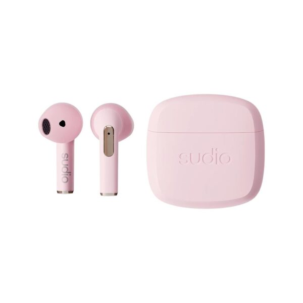 Sudio N2 Pembe IPX4 Suya Dayanıklı 30 Saat Kullanım TWS Bluetooth Kulak İçi Kulaklık - Görsel 3