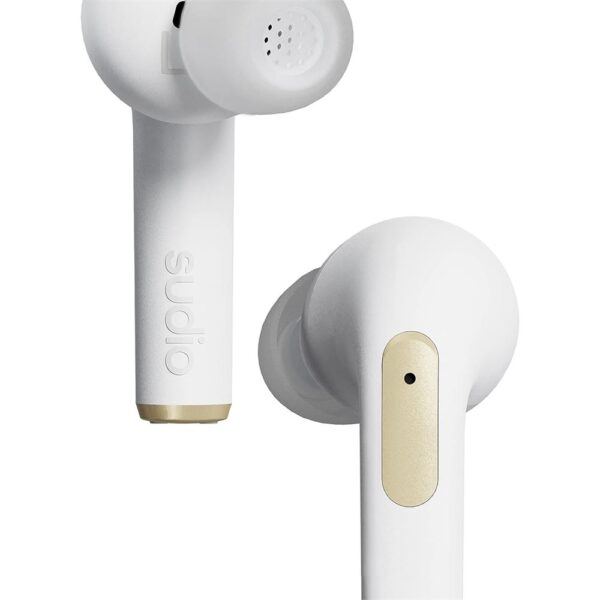Sudio N2 Pro Beyaz IPX4 Suya Dayanıklı 30 Saat Kullanım ANC Gürültü Engelleme Özellikli Bluetooth Kulak İçi Kulaklık - Görsel 2