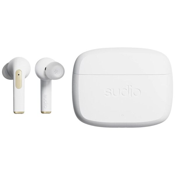Sudio N2 Pro Beyaz IPX4 Suya Dayanıklı 30 Saat Kullanım ANC Gürültü Engelleme Özellikli Bluetooth Kulak İçi Kulaklık - Görsel 3