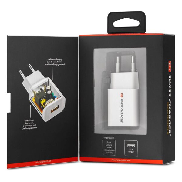Swiss Charger 12W Usb Hızlı Şarj Adaptörü Hızlı Şarj Cihazı - Görsel 3