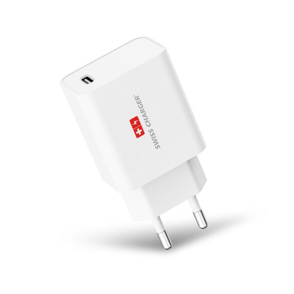 Swiss Charger 25W Type-C Şarj Adaptörü Hızlı Şarj Cihazı - Görsel 2