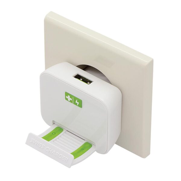 Swiss Charger Şarj Cihazı Telefon Tutuculu Şarj Adaptörü EcoMax 5V 2.4A 12W - Görsel 3