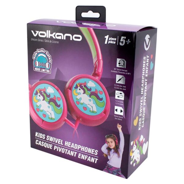 Volkano Unicorn Çocuk Kulaklığı-VK-2000-PU-CF - Görsel 6